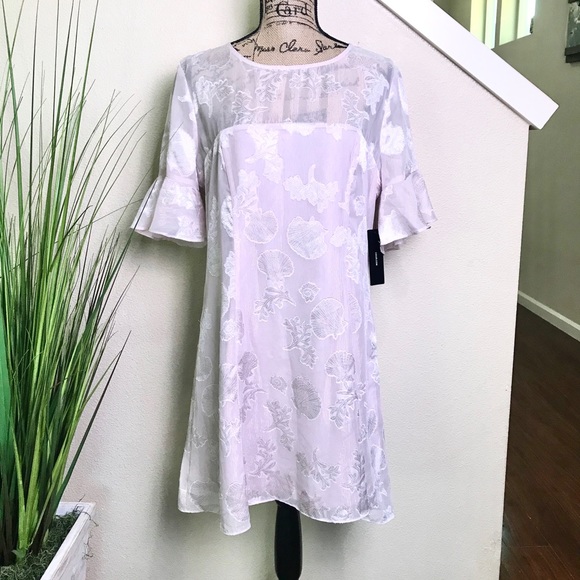 Lulus Dresses & Skirts - NWT Lulus shimmery light pink dress with seashells